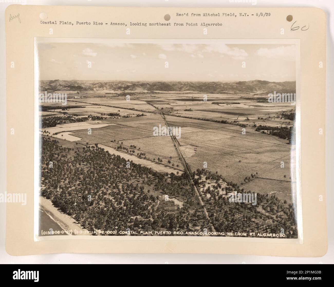 Porto Rico - Plain côtier, Photographie aérienne. Banque D'Images