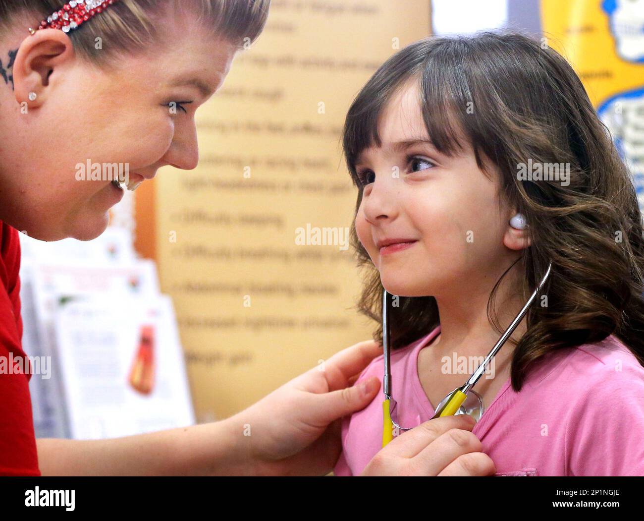 Amanda Franklin, left, a Certified Nursing Assistant with Winchester