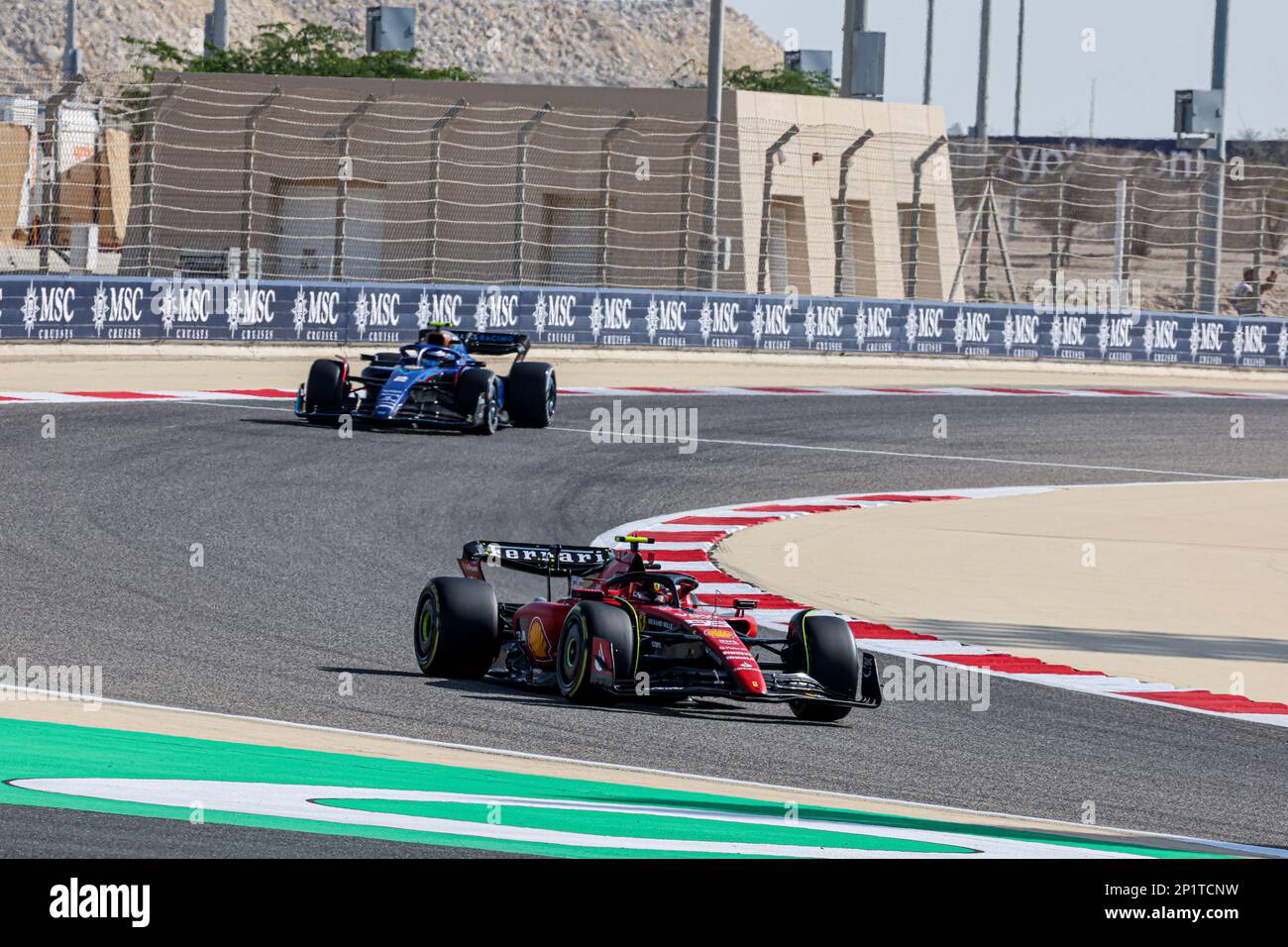 &#XA; Carlos Sainz (SPA) Ferrari F1-23&#XA;&#XA;&#XA;durinFORMULA 1 GULF AIR BAHREÏN GRAND PRIX 2023 Banque D'Images
