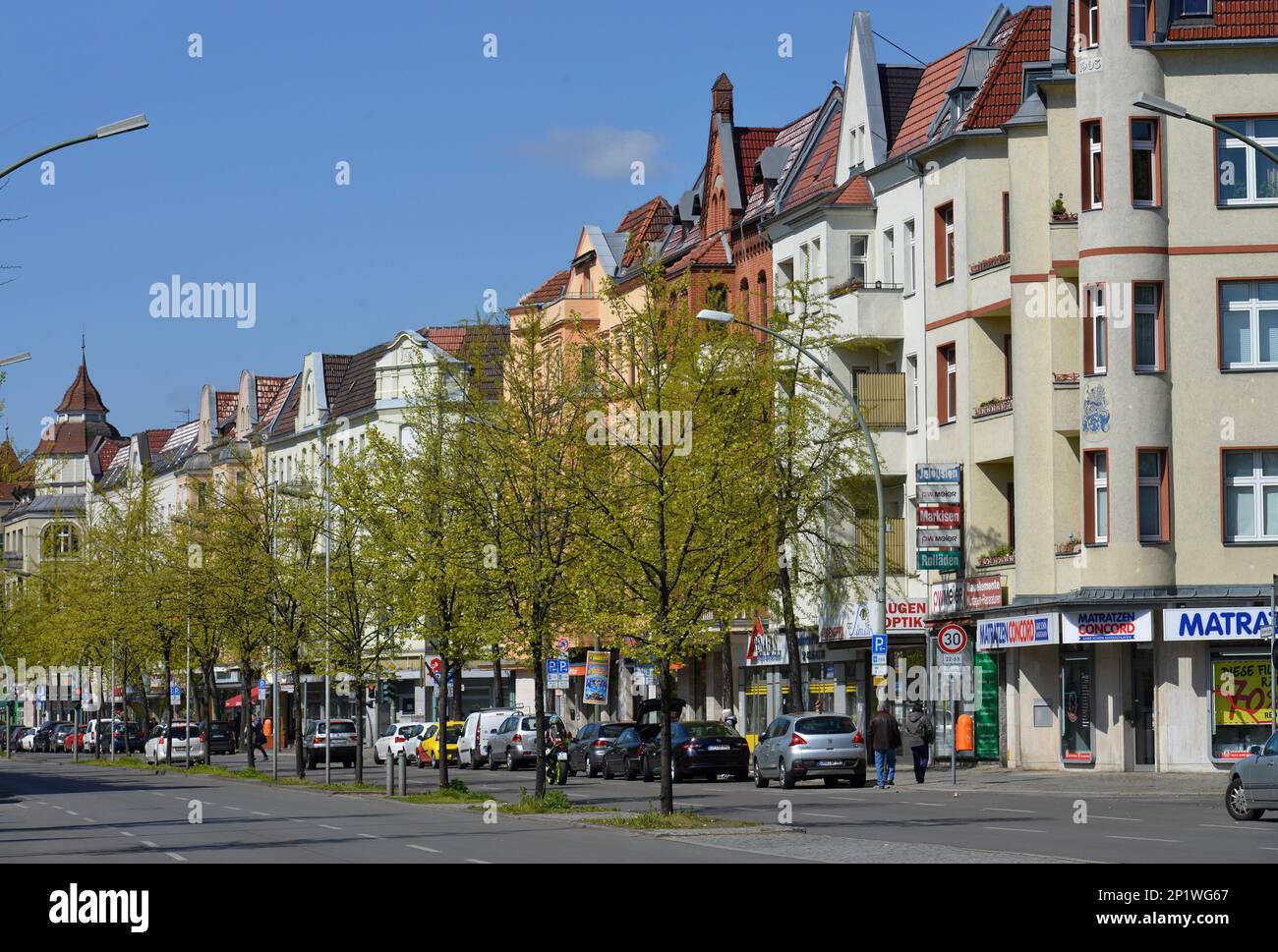 Berliner Strasse, Tegel, Reinickendorf, Berlin, Allemagne Banque D'Images