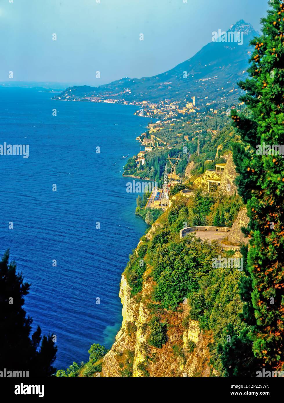 De la côte Amalfi, Italie Banque D'Images