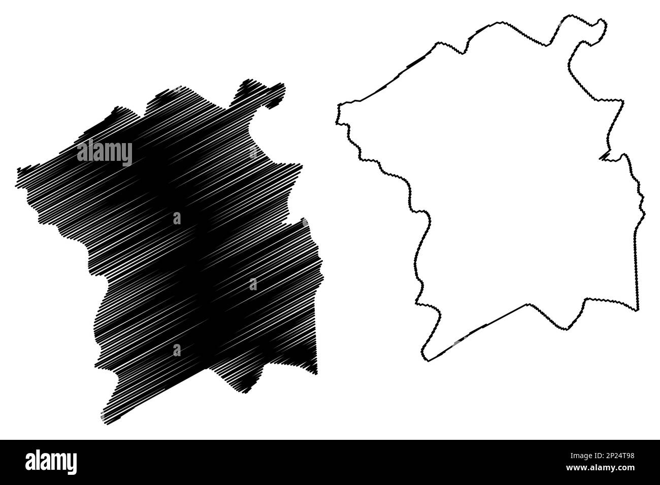 Ville de Cambridge et quartier non métropolitain (Royaume-Uni de Grande-Bretagne et d'Irlande du Nord, comté cérémonial Cambridgeshire ou Cambs, Angleterre Illustration de Vecteur