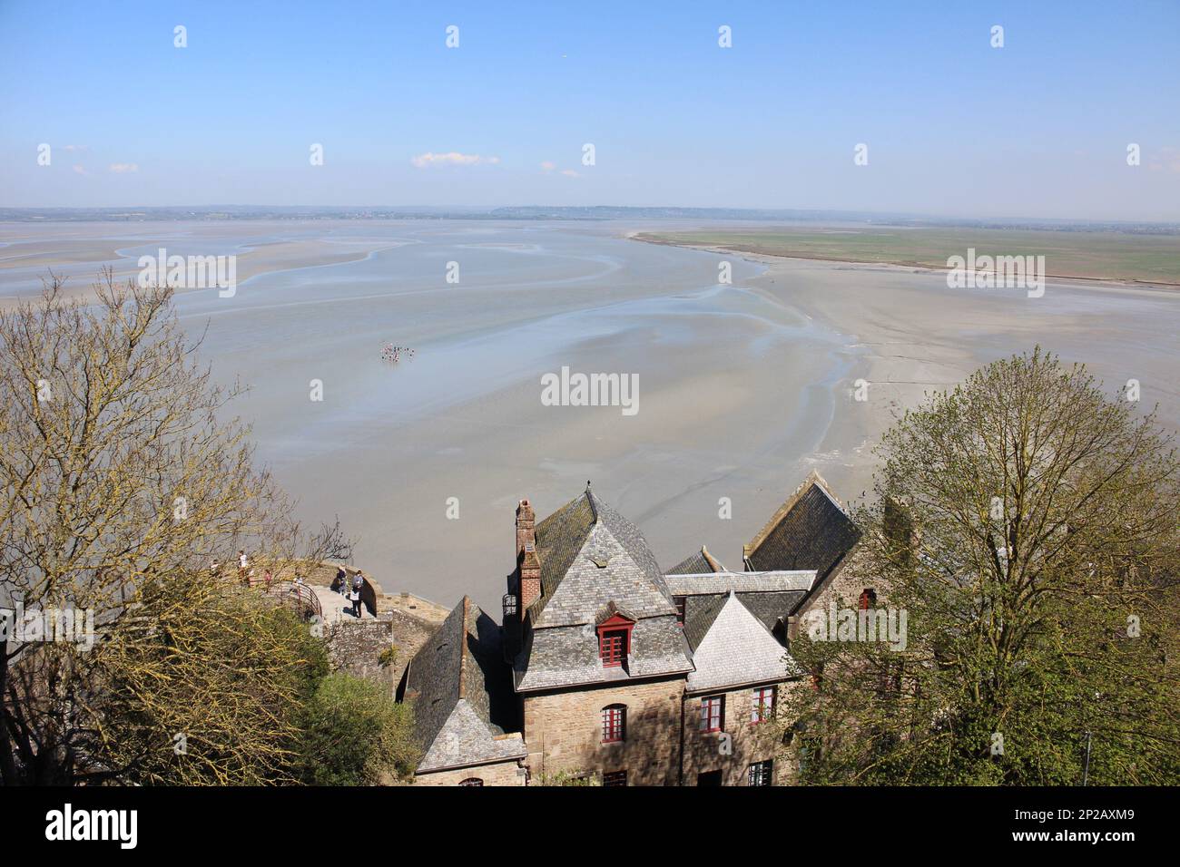 Vue sur mont saint michel Banque de photographies et d’images à haute ...