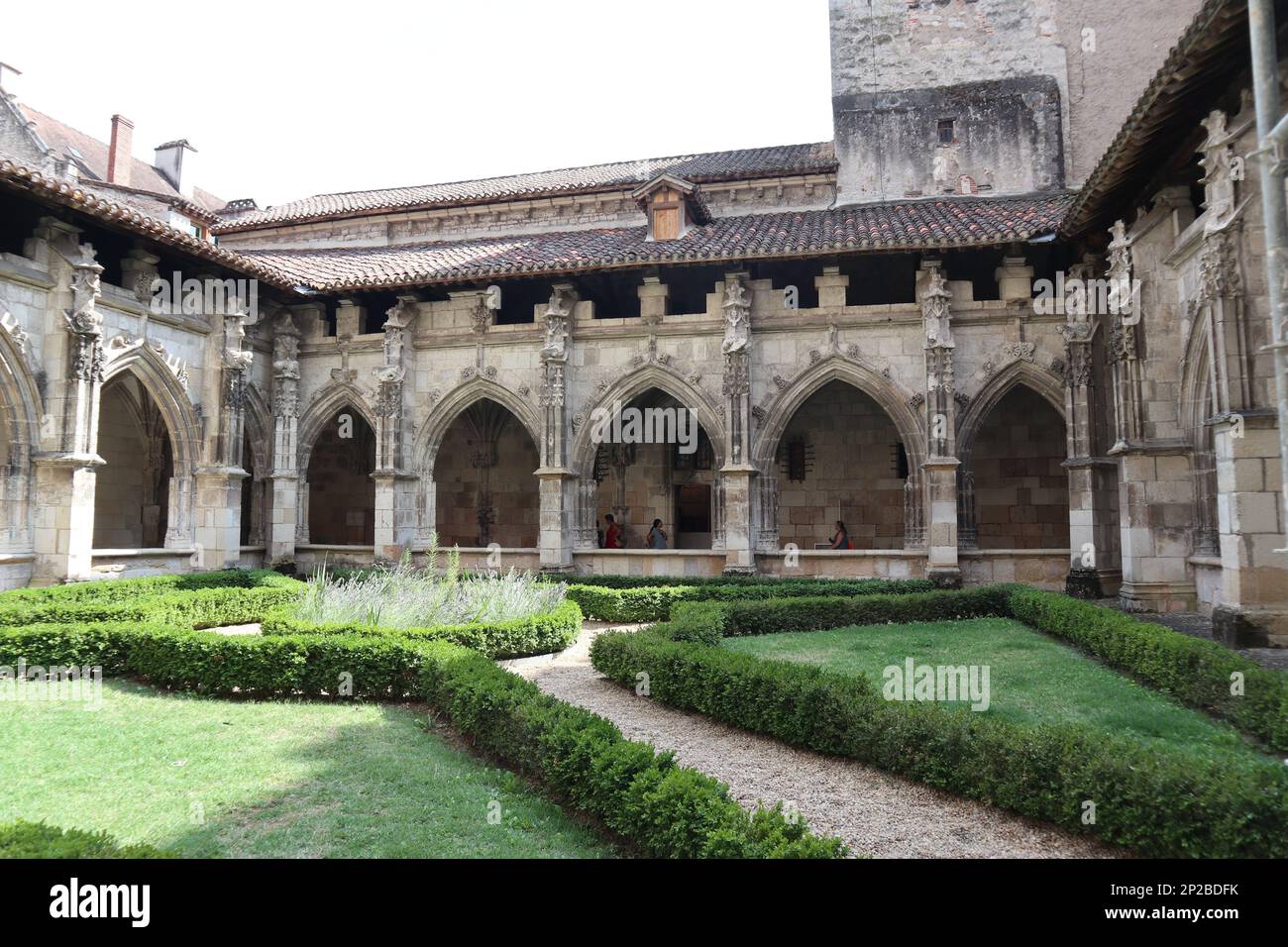 Intérieur de la cathédrale Saint-Étienne à Cahors, France Banque D'Images