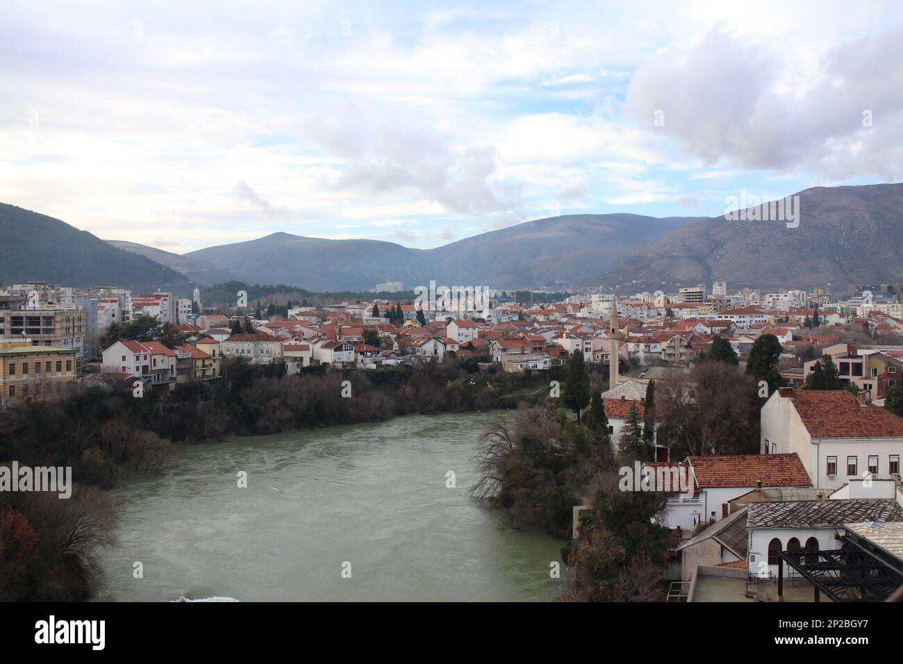 Vieille ville de Mostar en Bosnie-Herzégovine Banque D'Images