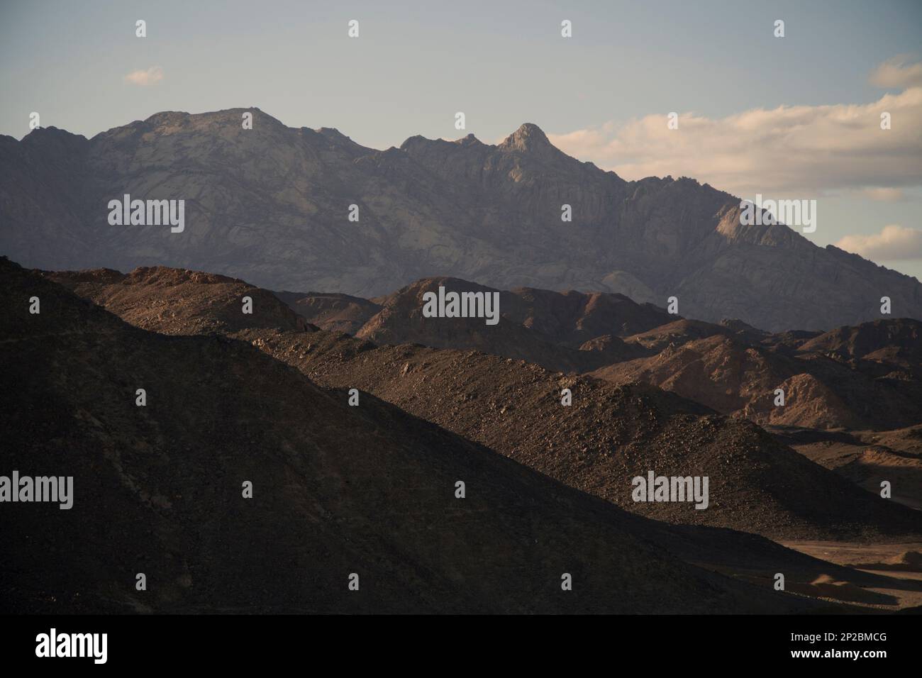 Montagnes dans le désert de l'est, Eggypt Banque D'Images
