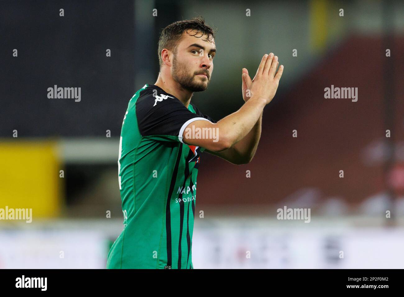 Charles Vanhoutte de cercle photographié lors d'un match de football entre cercle Brugge et RFC Seraing, samedi 04 mars 2023 à Bruges, le 28 jour de la première division du championnat belge de la « Jupiler Pro League » 2022-2023. BELGA PHOTO KURT DESPLENTER Banque D'Images