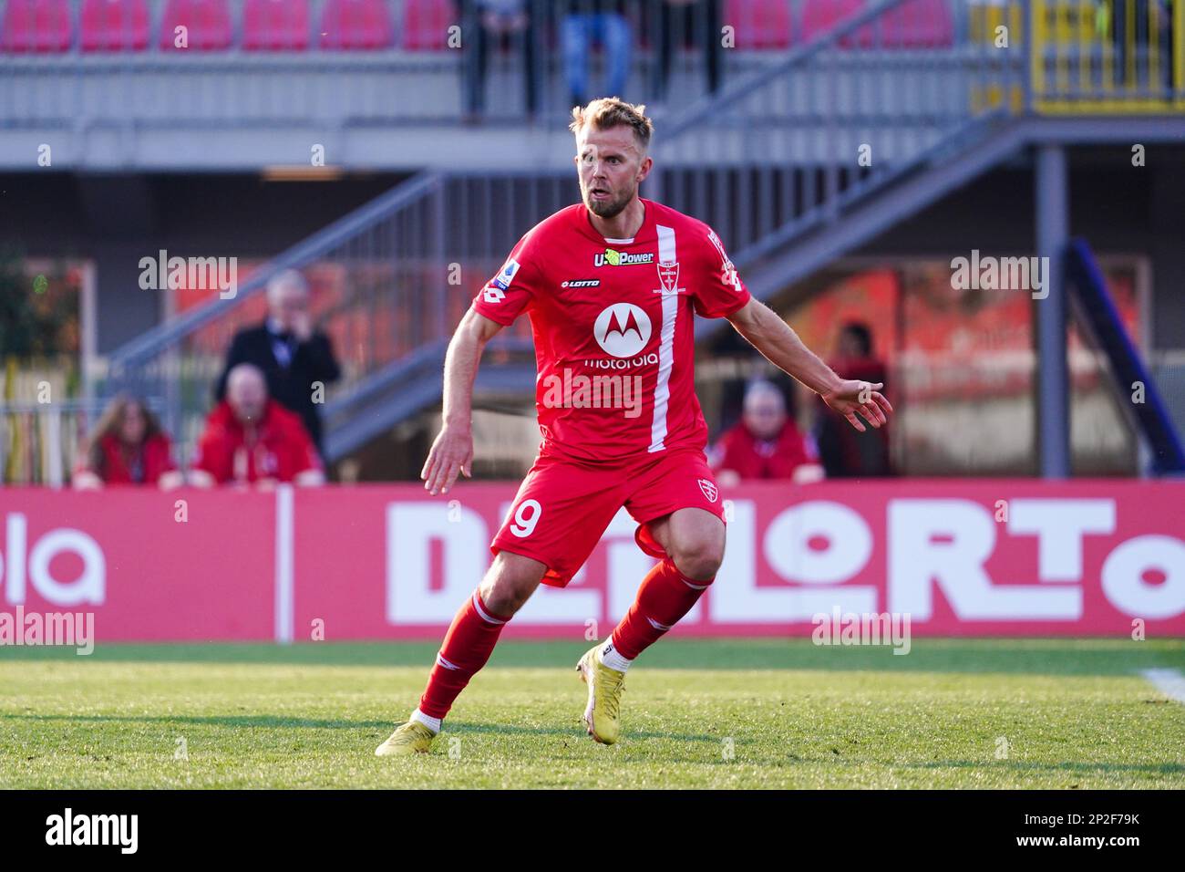 Monza, Italie. 04th mars 2023. Christian Gytkjaer (AC Monza) pendant l'AC Monza vs Empoli FC, football italien série A match à Monza, Italie, 04 mars 2023 crédit: Agence de photo indépendante/Alamy Live News Banque D'Images