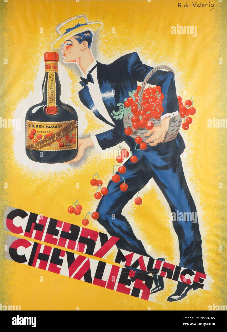 Cherry Maurice Chevalier, c. 1930. Collection privée. Banque D'Images