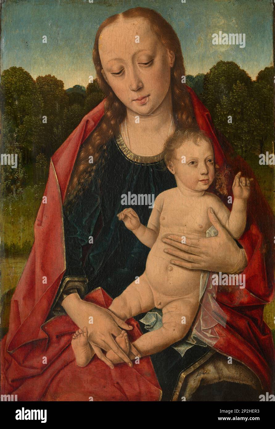 Madonna et l'enfant. Dans la collection du Musée royal des Beaux-Arts, Anvers. Banque D'Images