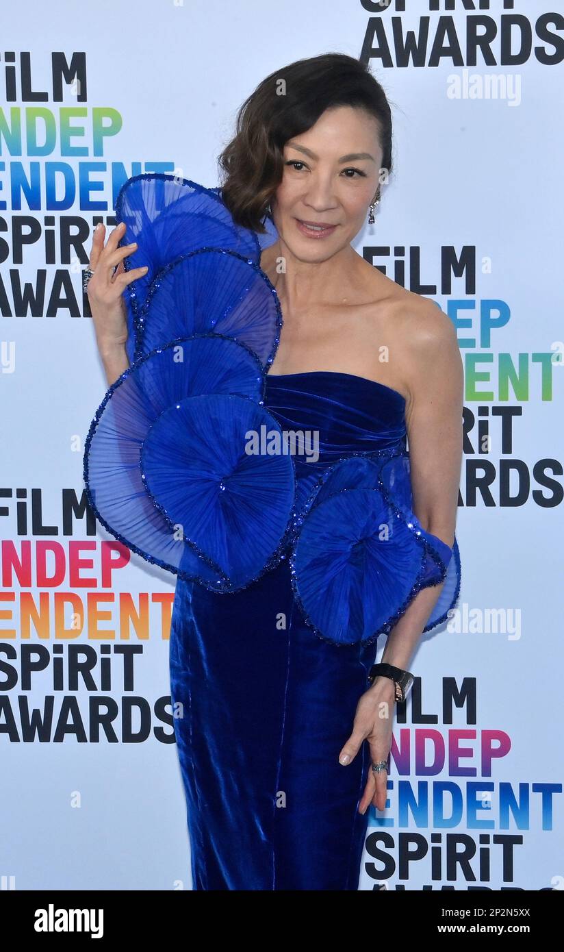 Santa Monica, États-Unis. 04th mars 2023. Michelle Yeoh participe aux Prix annuels de l'esprit indépendant du film 38th à Santa Monica, en Californie, samedi, à 4 mars 2023. Photo de Jim Ruymen/UPI crédit: UPI/Alay Live News Banque D'Images
