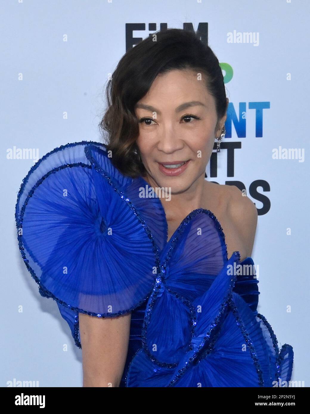 Santa Monica, États-Unis. 04th mars 2023. Michelle Yeoh participe aux Prix annuels de l'esprit indépendant du film 38th à Santa Monica, en Californie, samedi, à 4 mars 2023. Photo de Jim Ruymen/UPI crédit: UPI/Alay Live News Banque D'Images