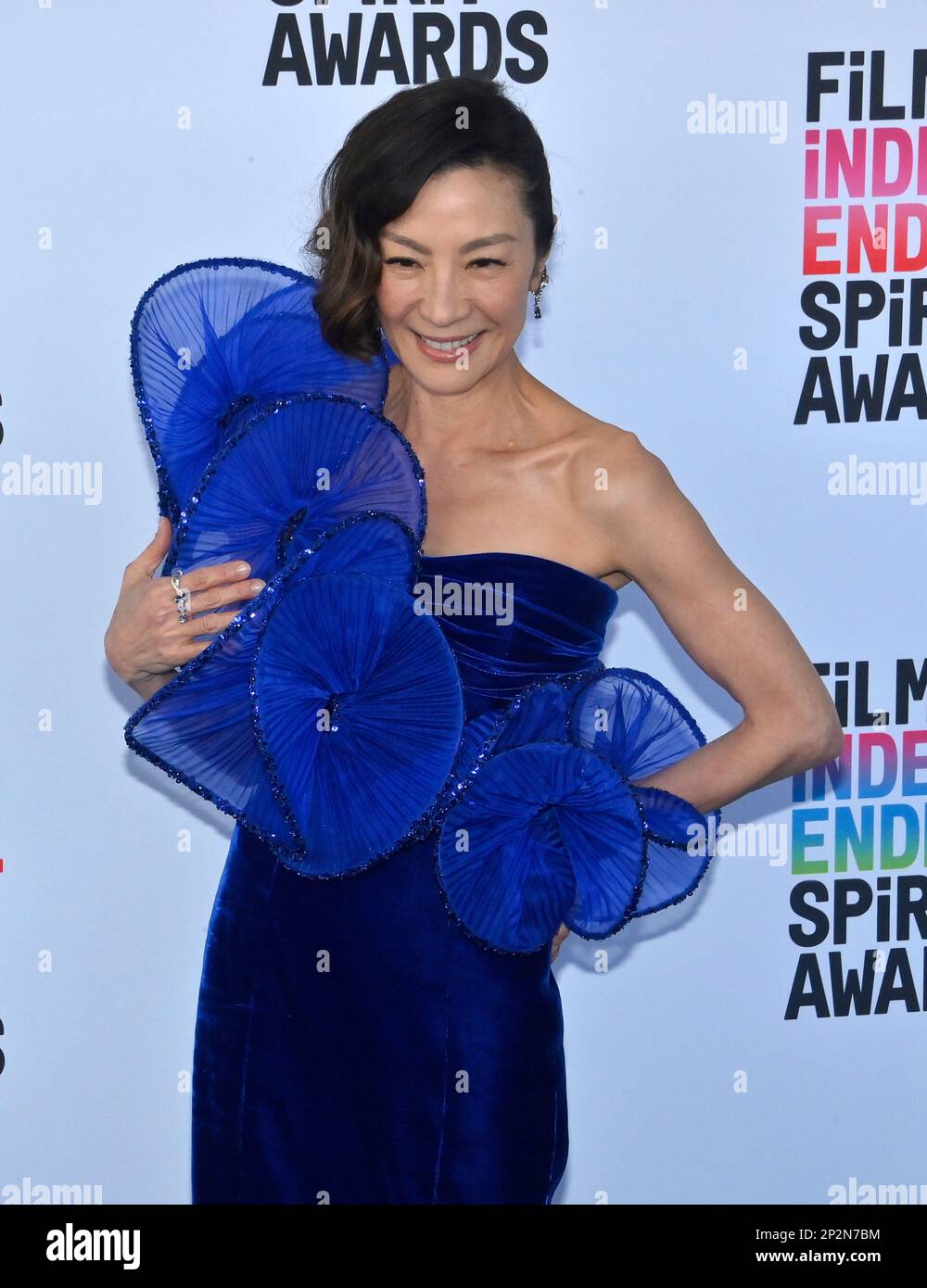 Santa Monica, États-Unis. 04th mars 2023. Michelle Yeoh participe aux Prix annuels de l'esprit indépendant du film 38th à Santa Monica, en Californie, samedi, à 4 mars 2023. Photo de Jim Ruymen/UPI crédit: UPI/Alay Live News Banque D'Images