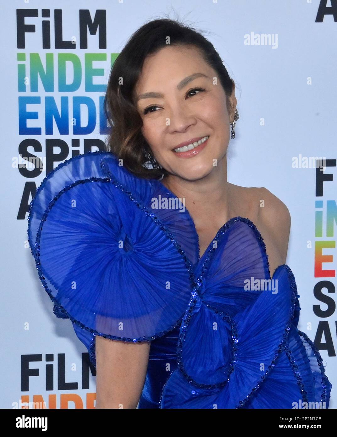 Santa Monica, États-Unis. 04th mars 2023. Michelle Yeoh participe aux Prix annuels de l'esprit indépendant du film 38th à Santa Monica, en Californie, samedi, à 4 mars 2023. Photo de Jim Ruymen/UPI crédit: UPI/Alay Live News Banque D'Images