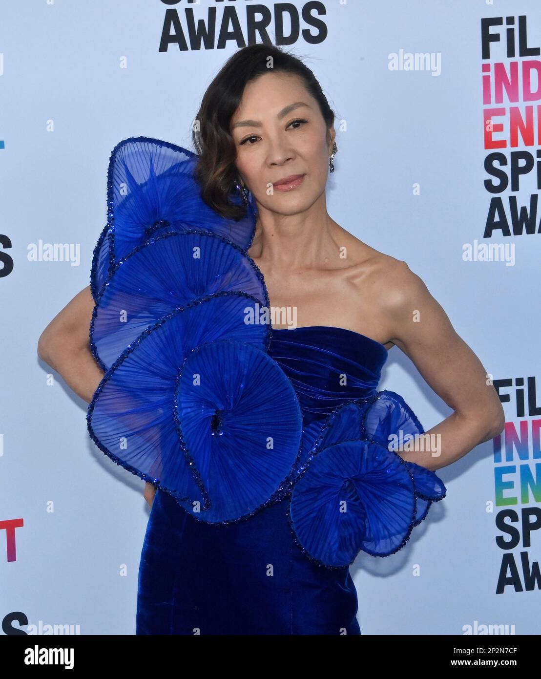 Santa Monica, États-Unis. 04th mars 2023. Michelle Yeoh participe aux Prix annuels de l'esprit indépendant du film 38th à Santa Monica, en Californie, samedi, à 4 mars 2023. Photo de Jim Ruymen/UPI crédit: UPI/Alay Live News Banque D'Images