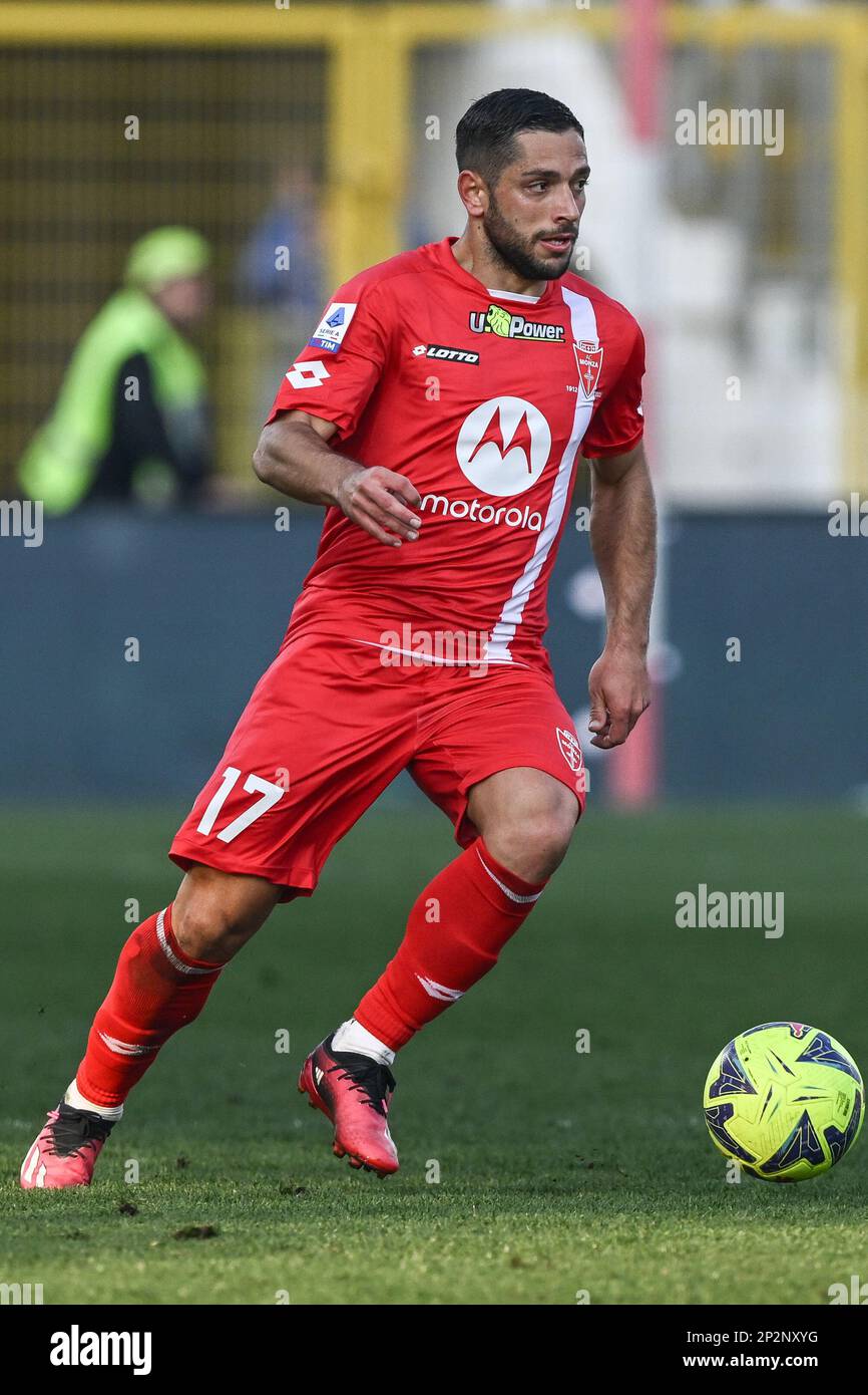 Monza, Italie. 04th mars 2023. U-Power Stadium, 04.03.23 Gianluca Caprari (17 AC Monza) pendant la série Un match entre AC Monza et Empoli au U-Power Stadium à Monza, Italia Soccer (Cristiano Mazzi/SPP) Credit: SPP Sport Press photo. /Alamy Live News Banque D'Images