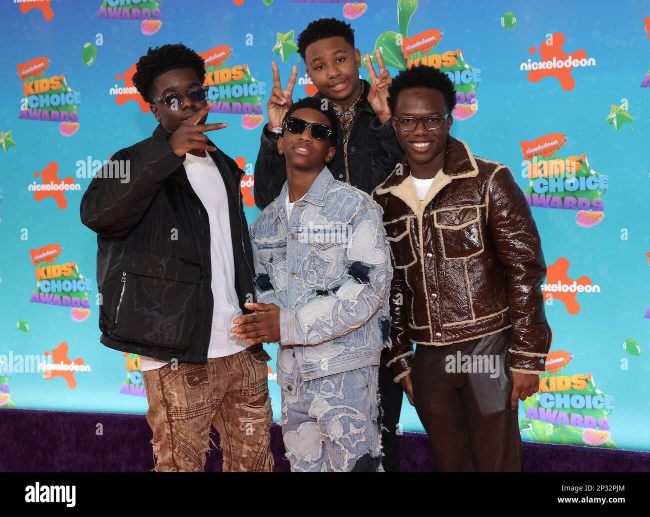 Los Angeles, États-Unis. 04th mars 2023. WanMor assiste aux Prix Nickelodeon Kidss' Choice 37th annuels au Microsoft Theatre de Los Angeles sur 4 mars 2023. Photo par Greg Grudt/UPI crédit: UPI/Alay Live News Banque D'Images