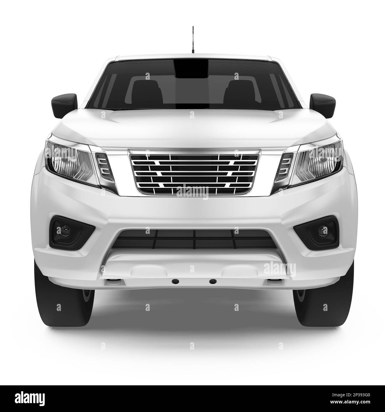 Pickup Truck Isolated Banque D'Images