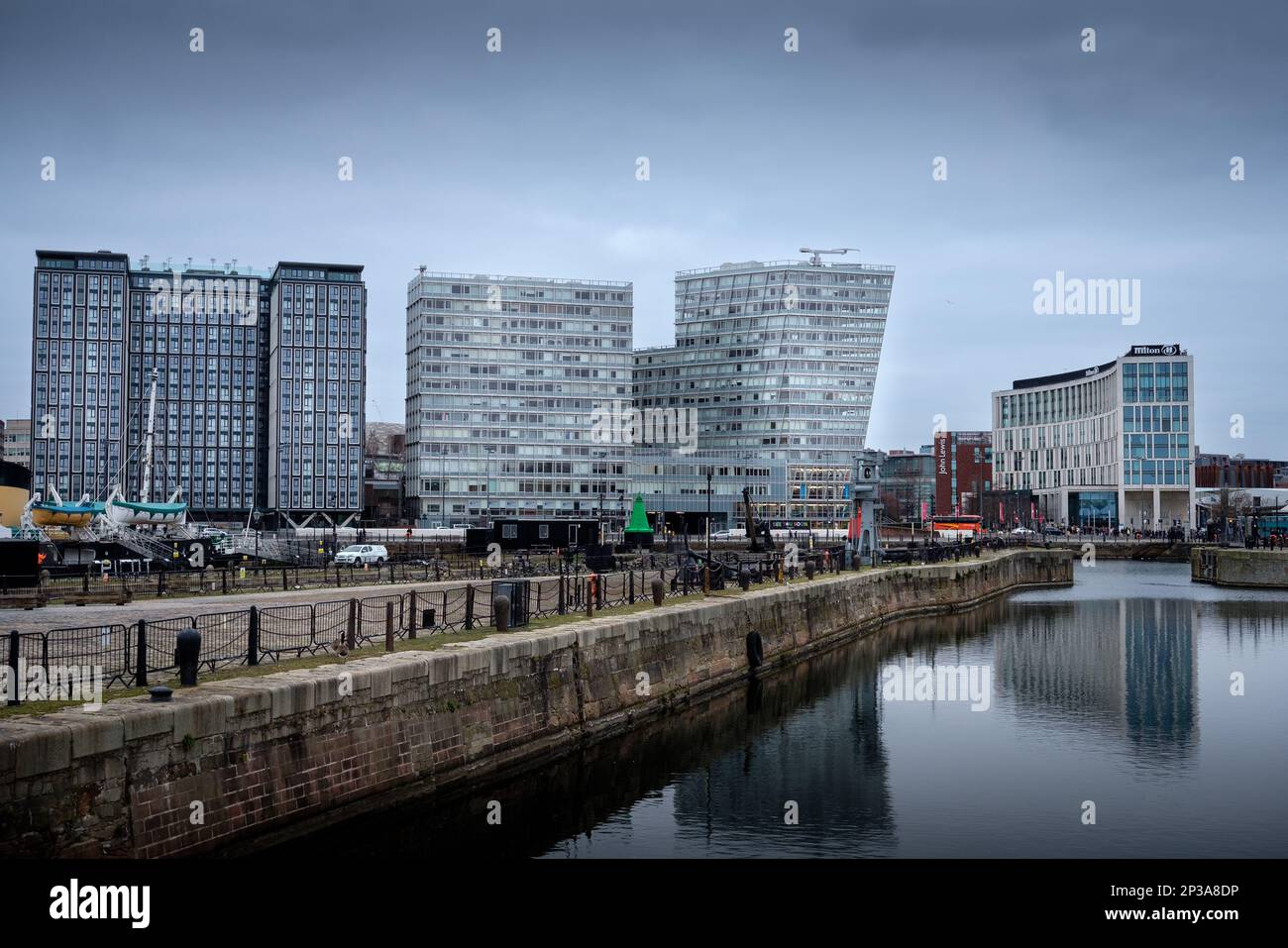 Canning Dock Liverpool Banque D'Images