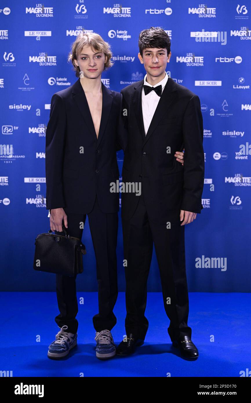 L acteur Eden Dambrine Et L acteur Gustav De Waele Photographi s Lors 