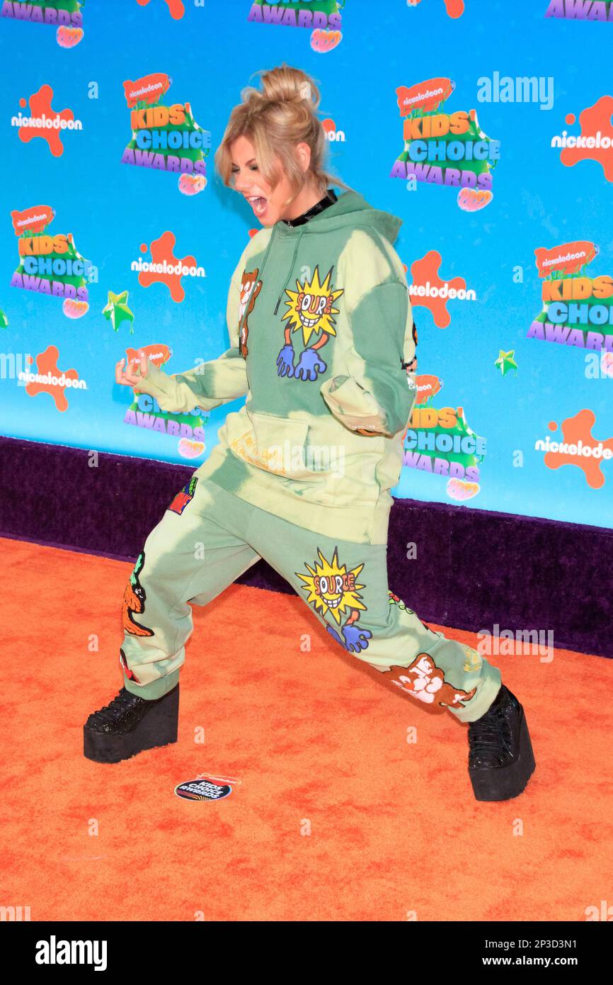 JAX arrive aux Kids' Choice Awards 2023 de Nickeodeon au Microsoft Theatre Los Angeles, USA, le 04 mars 2023. Banque D'Images
