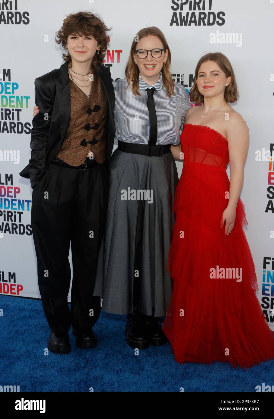 Liv McNeil, Sarah Polley, Kate Hallett, à l'occasion du film Independent Spirit Awards 2023 à Santa Monica Beach à Santa Monica, Californie, États-Unis sur 4 mars 2022. Photo de Fati Sadou/ABACAPRESS.COM Banque D'Images