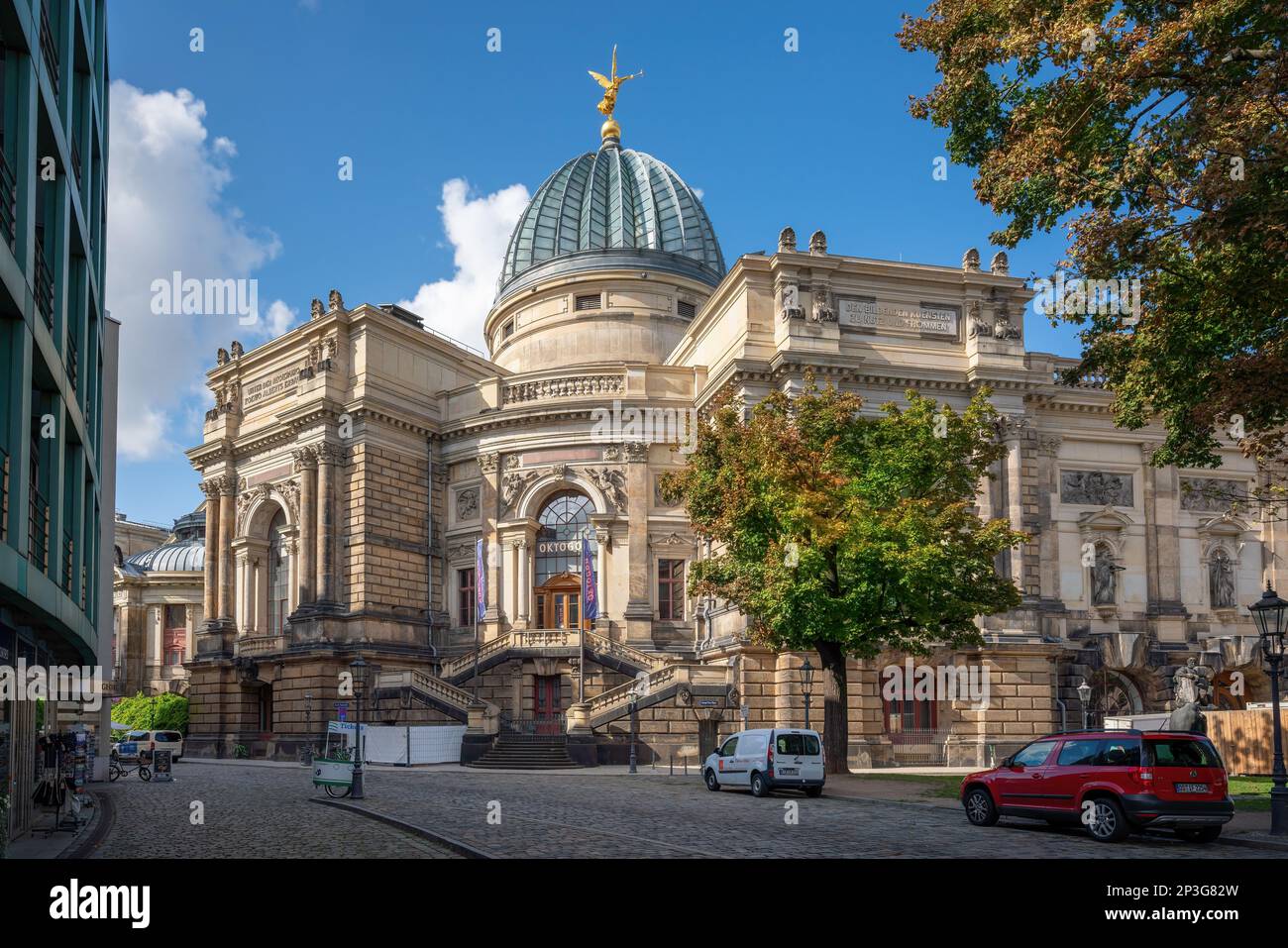 Académie des Beaux-Arts de Dresde - Dresde, Saxe, Allemagne Banque D'Images