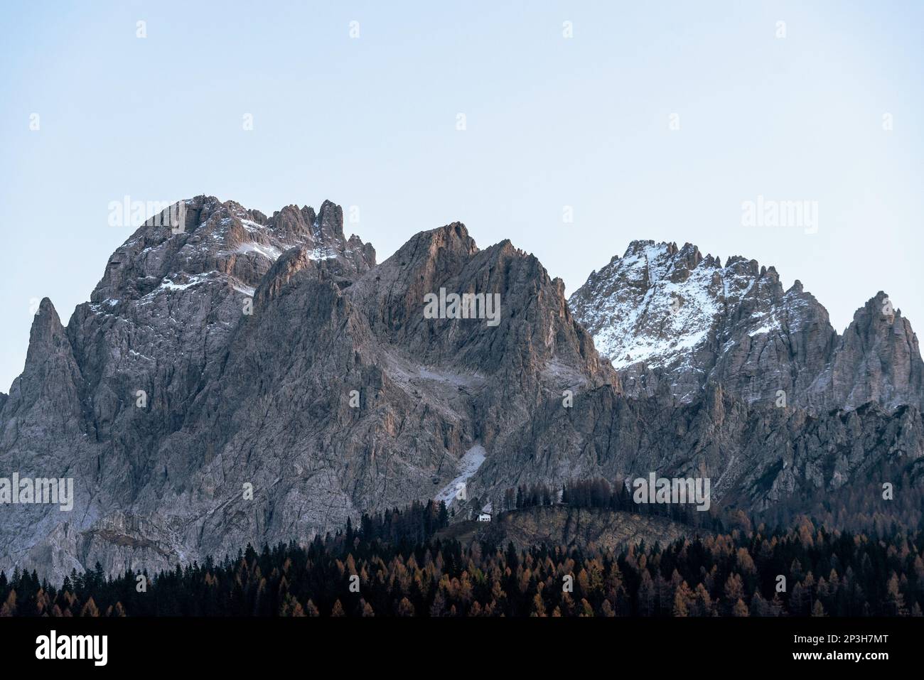 Sesto Dolomites, montagnes de la vallée de Fiscalina, Trentin, Tyrol du Sud, Italie Banque D'Images