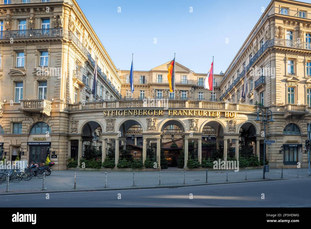 Steigenberger Frankfurter Hof Hotel - Francfort, Allemagne Banque D'Images