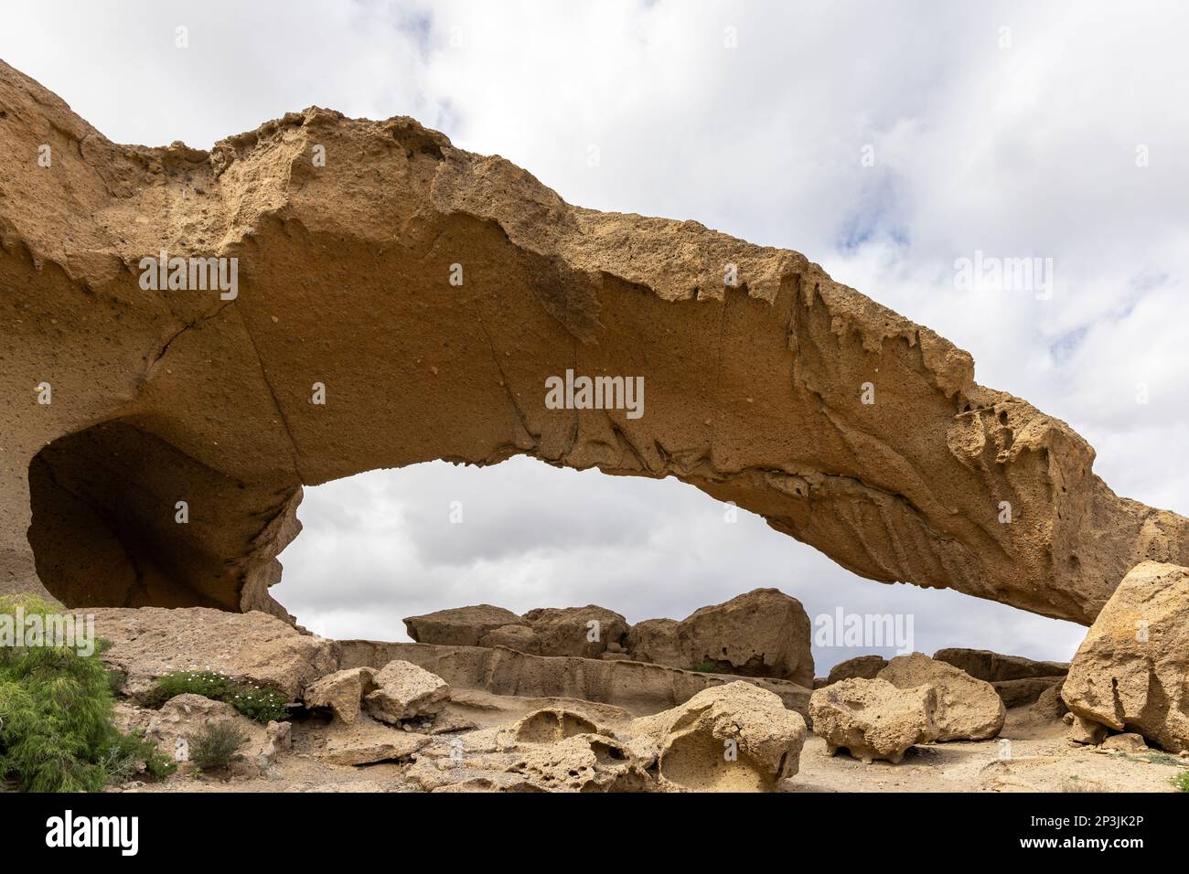 Formation d'Arco de Tajao, Ténérife. Îles Canaries. Espagne. Banque D'Images