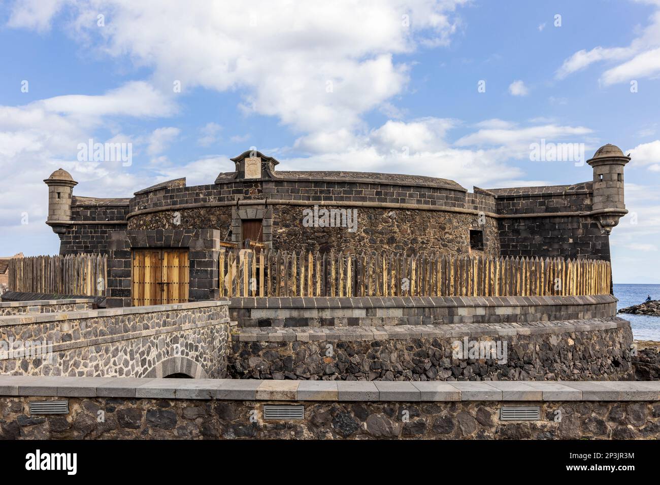 Le château de Saint Jean-Baptiste à Santa Cruz de Tenerife , îles Canaries, Espagne. Banque D'Images Le château de Saint Jean-Baptiste à Santa Cruz de Tenerife , îles Canaries, Espagne. Banque D'Images