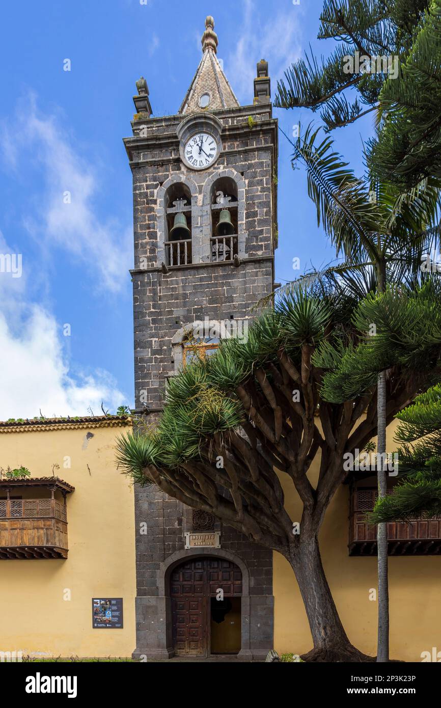 Église et ancien couvent de Saint Augustin, aujourd'hui musée historique. San Cristóbal de la Laguna, Tenerife, Iles Canaries. Banque D'Images
