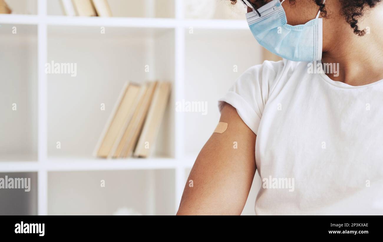 Vaccin contre le virus vaccin contre la grippe Jab Banque D'Images