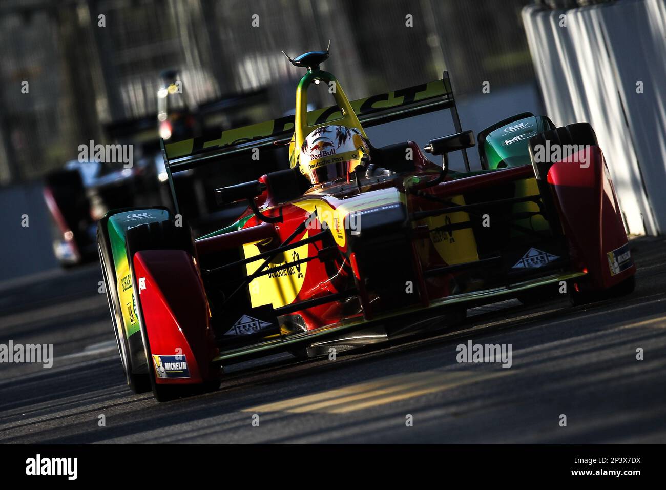22 November 2014: Daniel Abt (DEU) of of Audi Sport ABT Formula E Team in action during the free practise session of the FIA Formula E Putrajaya ePrix held at Putrajaya Street Circuit in Putrajaya, Malaysia. (Icon Sportswire via AP Images) Banque D'Images