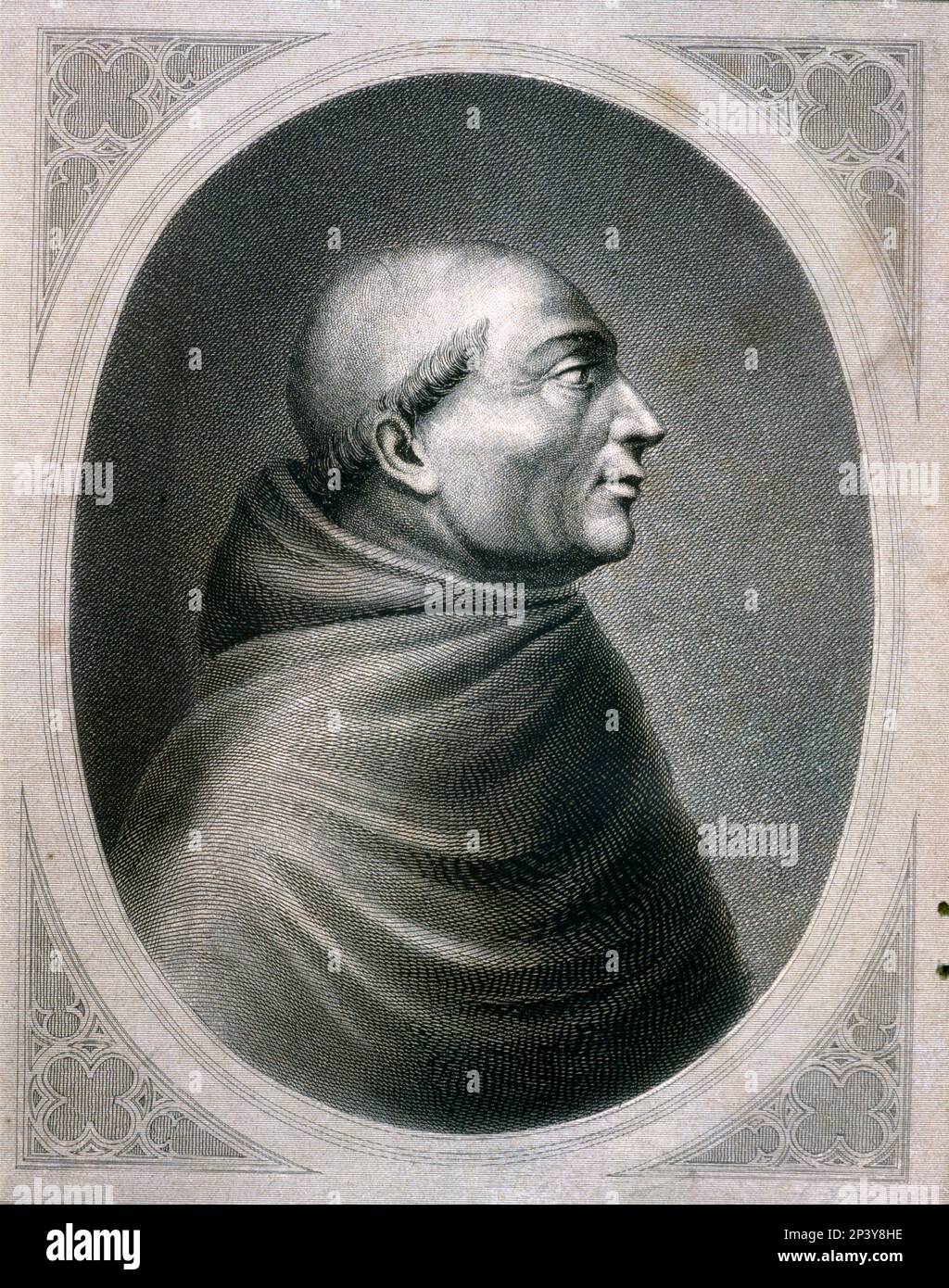 Alexander VI, nom laïque Rodrigo Borgia (1431 - 1503). Pape entre 1492 et 1503. Gravure. Banque D'Images