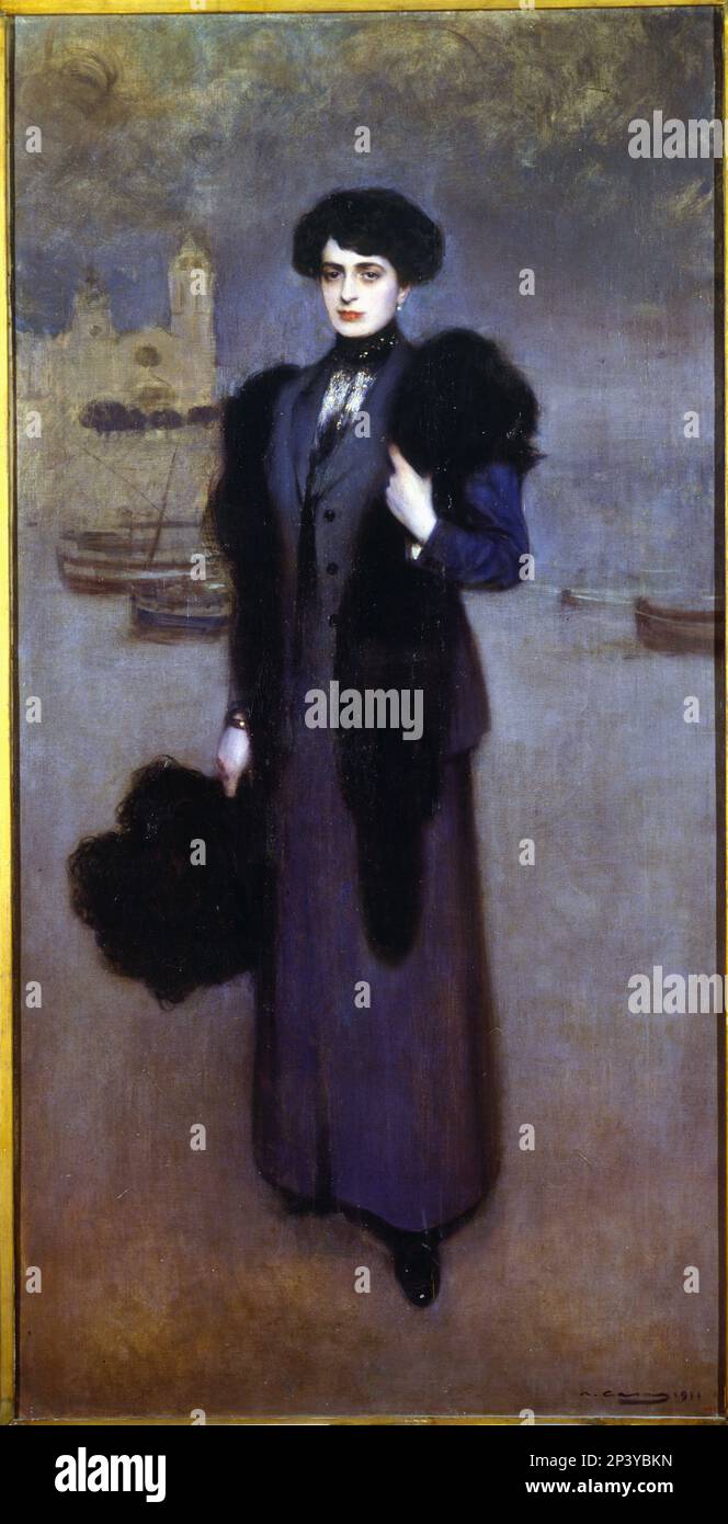Portrait de Mme Dolores Vidal, 1911. Banque D'Images