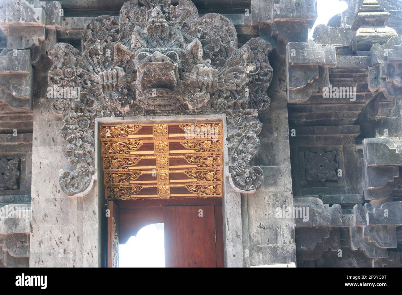 Photo de Pura Goa Lawah temple Bali Indonésie Banque D'Images