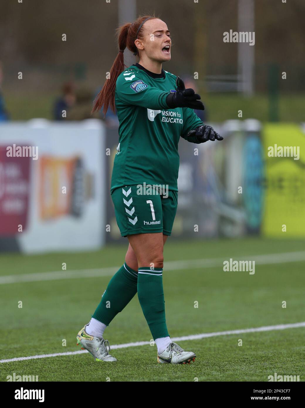 Durham City le dimanche 5th mars 2023. Durham Women's NAOISHA McALOON lors du match de championnat féminin FA entre Durham Women FC et Coventry United au château de Maiden, à Durham City, le dimanche 5th mars 2023. (Photo : Mark Fletcher | ACTUALITÉS MI) Credit: MI News & Sport /Alamy Live News Banque D'Images