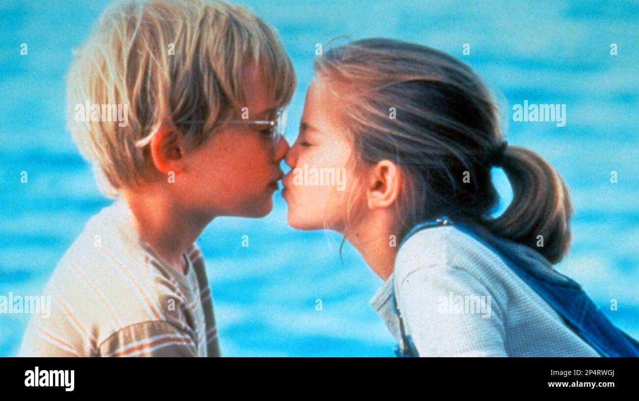 MA FILLE 1991 Columbia Pictures film avec Macaulay Culkin et Annas Chlumsky Banque D'Images