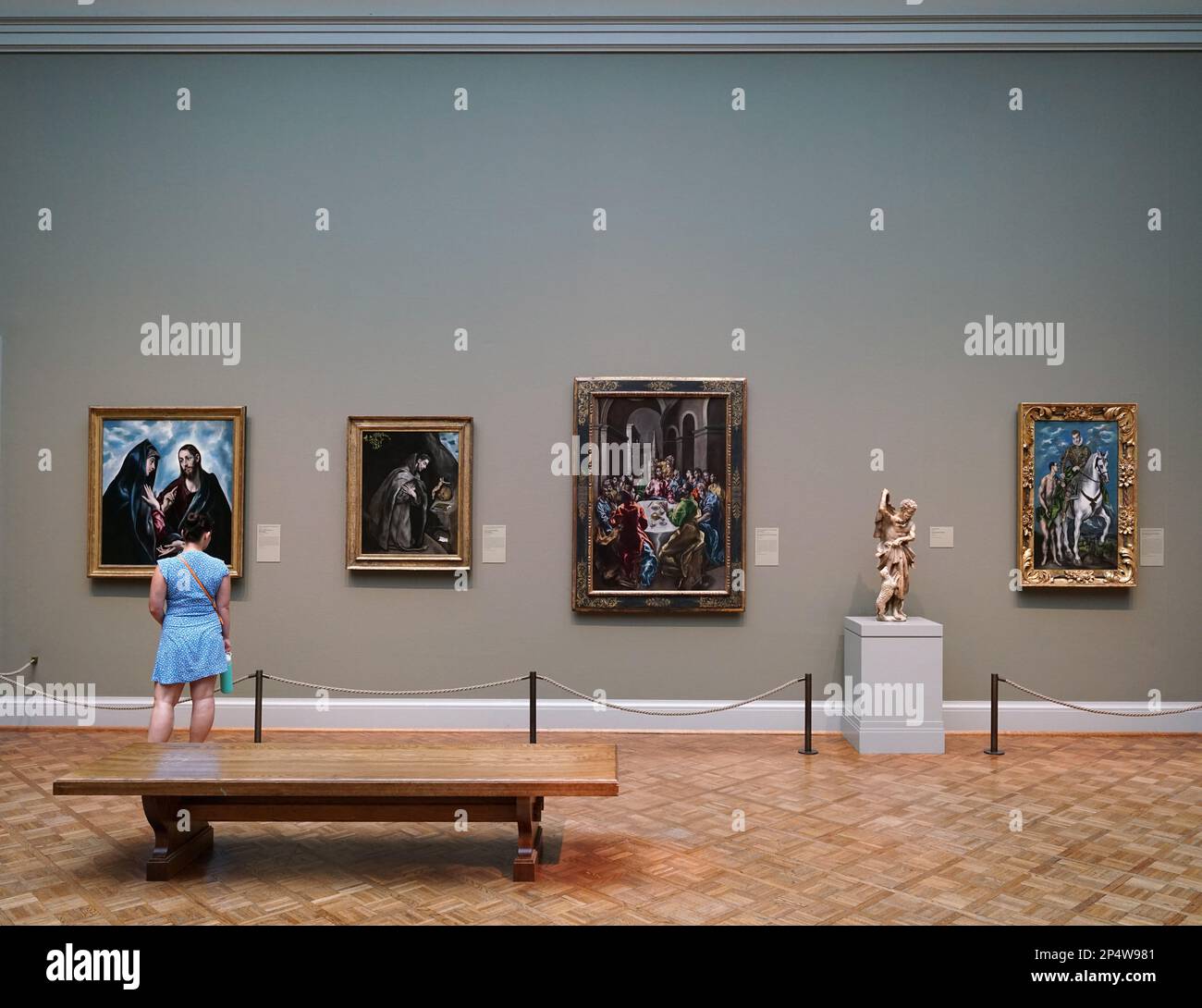 Institut d'art de Chicago, peintures Renaissance d'El Greco Banque D'Images