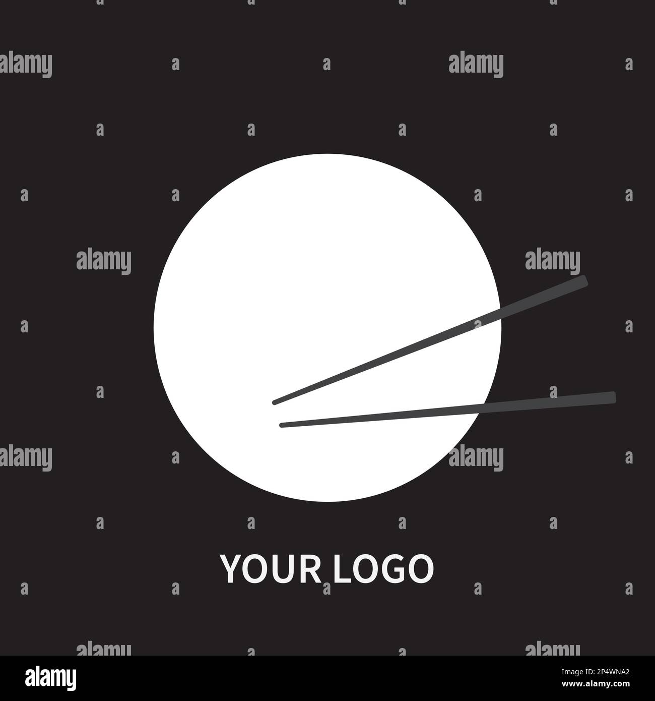 Design du logo « Food Service » ou « restaurant Vector ». Modèle de conception d'illustration. Illustration de Vecteur