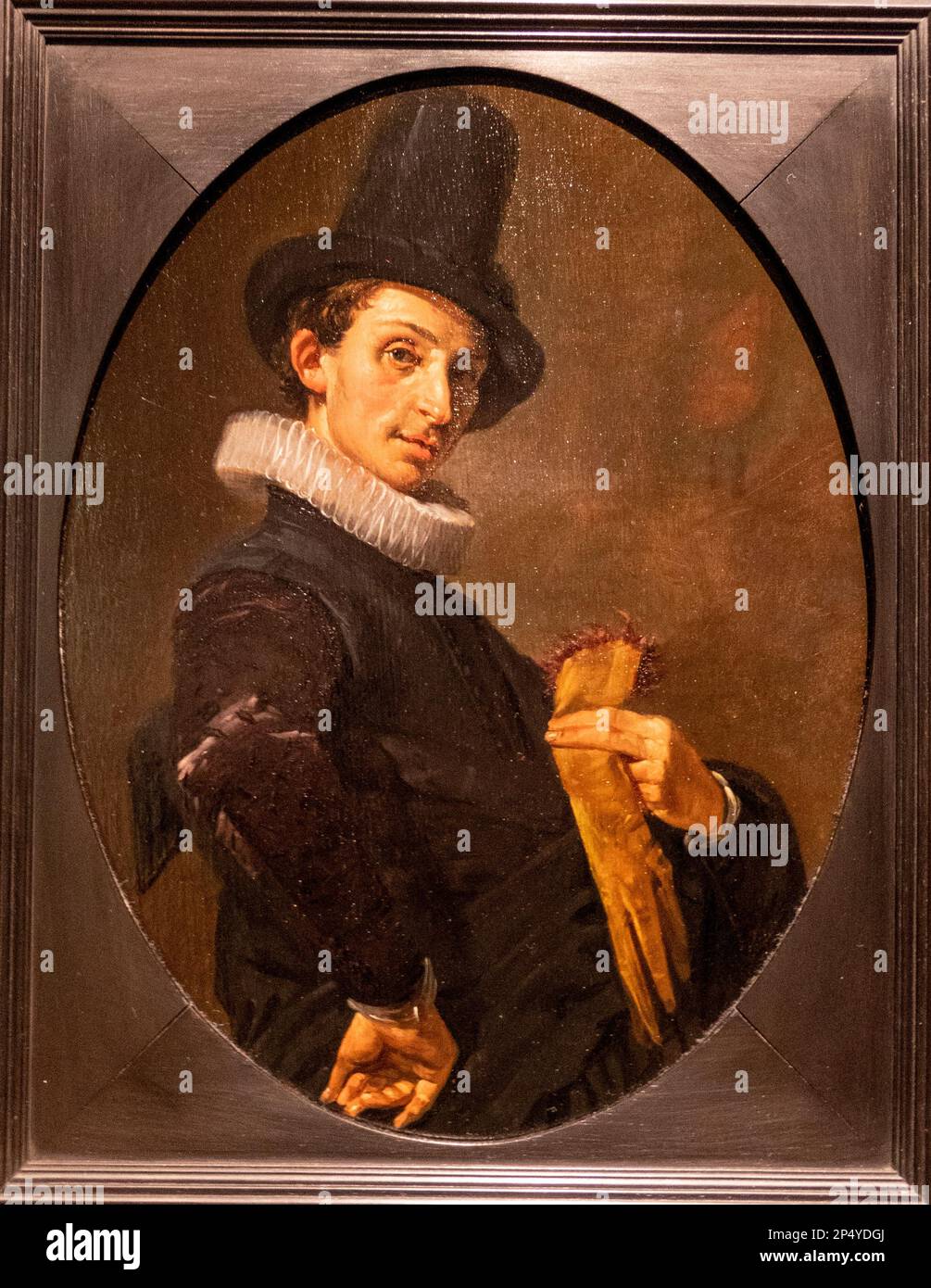 Peinture « jeune homme » de Frans Hals, 1617 Banque D'Images