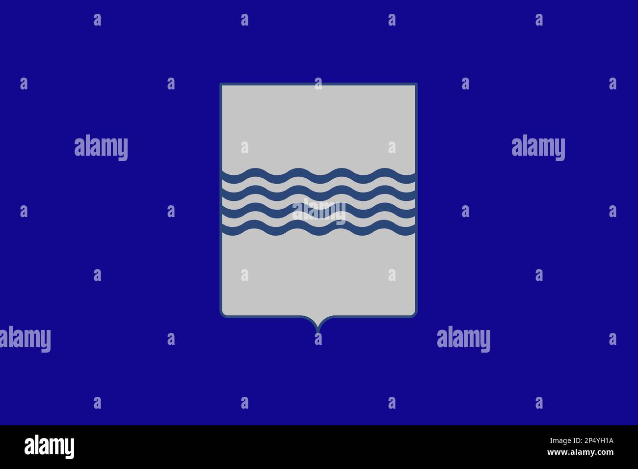 Drapeau régional de Basilicate Banque D'Images