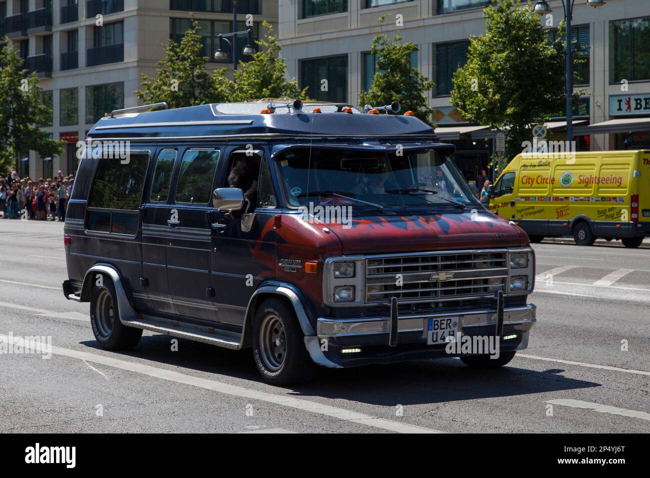 Berlin, Allemagne - 01 juin 2019 : les fourgonnettes G de Chevrolet et de GMC ont été fabriquées par General Motors en 1964 pour l'Amérique du Nord. Banque D'Images