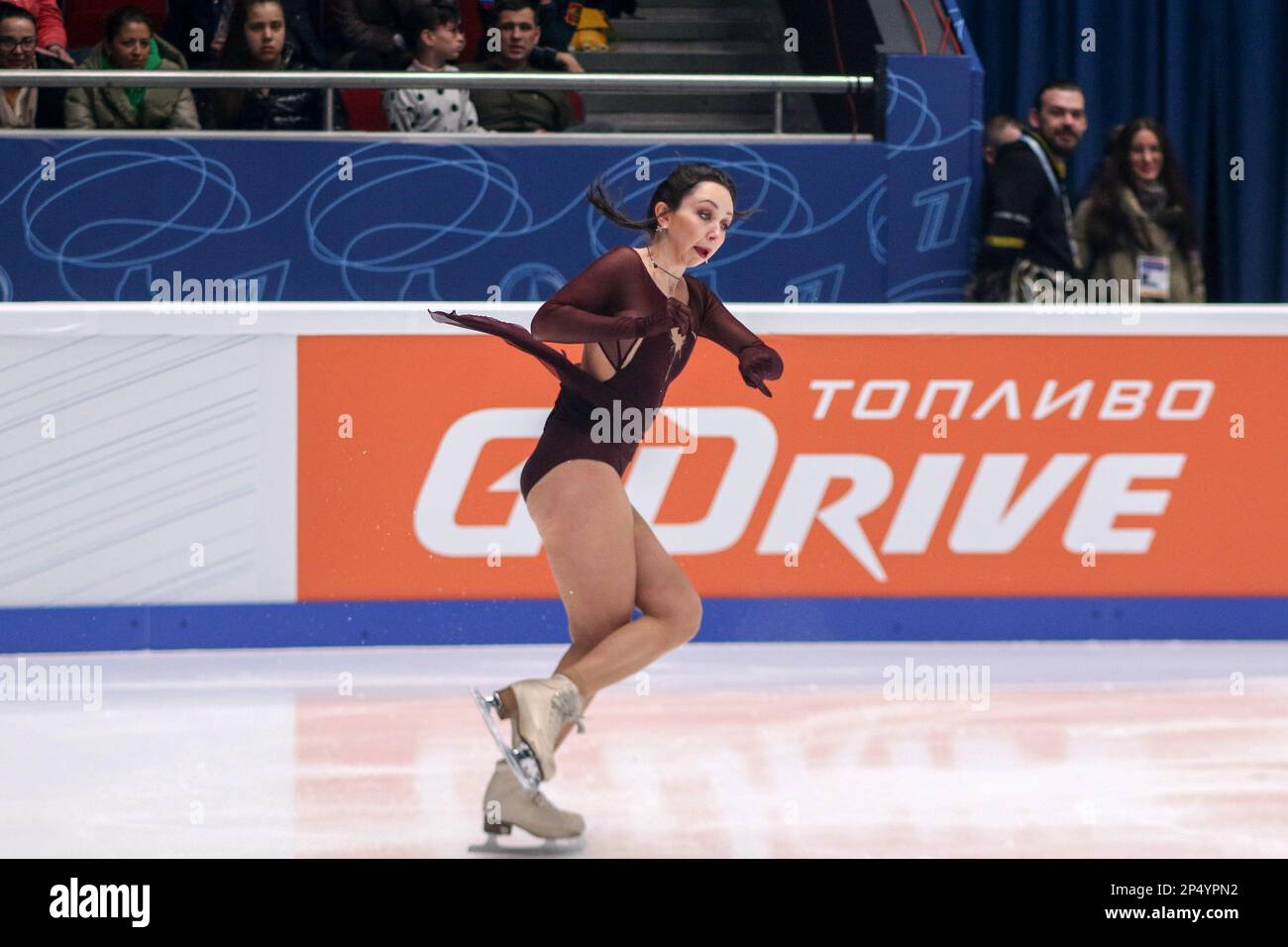 Saint-Pétersbourg, Russie. 05th mars 2023. Elizaveta Tuktamysheva se produit lors de la location de femmes à la finale du Grand Prix de Russie en patinage artistique 2023, qui a eu lieu à St. Petersbourg, dans le complexe sportif 'Jubilee. (Photo de Maksim Konstantinov/SOPA Images/Sipa USA) crédit: SIPA USA/Alay Live News Banque D'Images