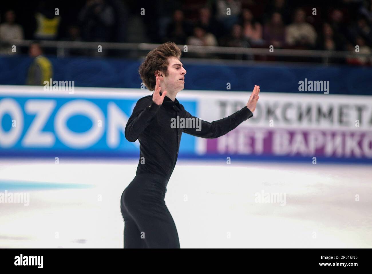 Saint-Pétersbourg, Russie. 05th mars 2023. Mark Kondratiuk se produit lors de la location de Men à la finale du Grand Prix de Russie en patinage artistique 2023, qui a eu lieu à St. Petersbourg, dans le complexe sportif 'Jubilee. Crédit : SOPA Images Limited/Alamy Live News Banque D'Images