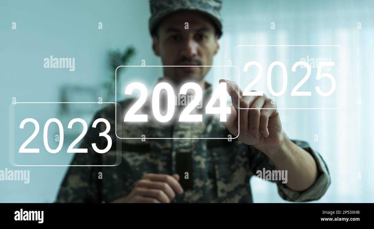 concept de la nouvelle année 2023 2025 2025 et idée de défi commercial