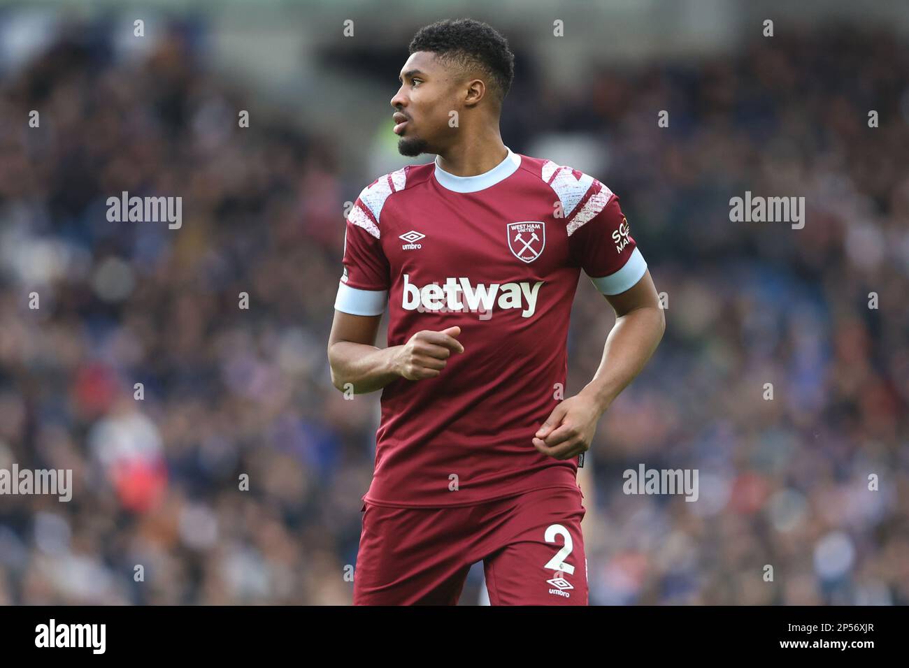 Ben Johnson en action pour West Ham United au stade AMEX Banque D'Images