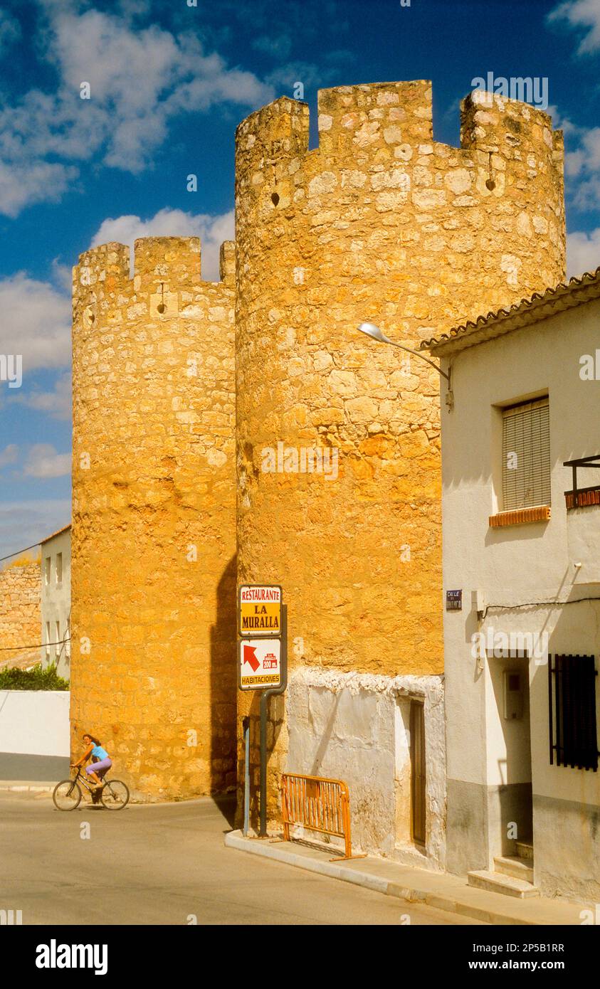Chinchilla town gate,Belmonte,Cuenca province,Castille La Manche, la route de Don Quichotte, Espagne Banque D'Images