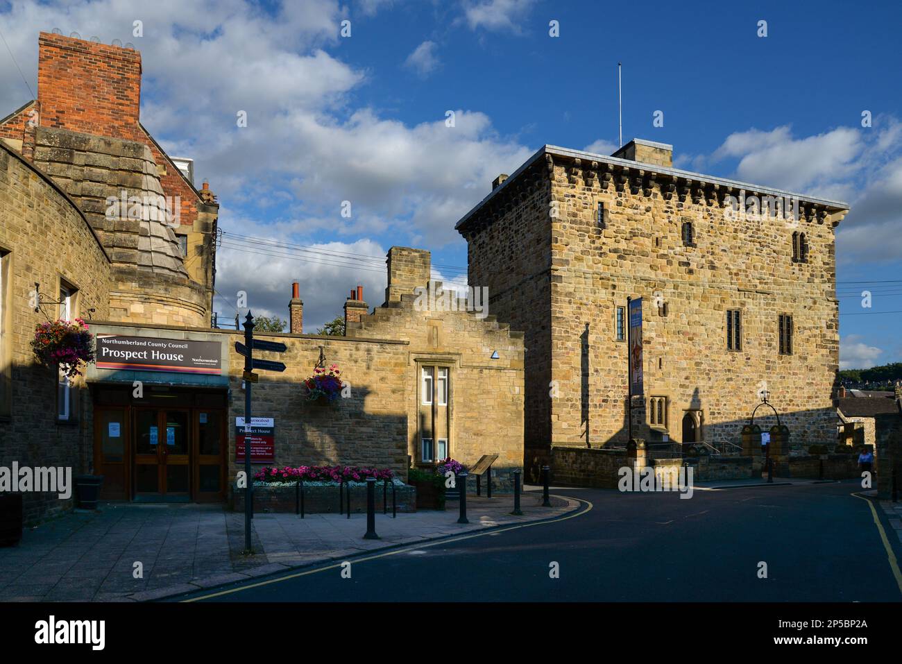 La prison de Hexham, Northumberland, Angleterre, Royaume-Uni Banque D'Images